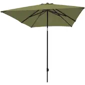 Madison Parasol MORAIRA PUSH-UP 230x230 Sagegroe Groen groen Metaal Parasol