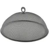 Svenska Living Metalen vliegenkap/voedselkap antraciet grijs rond 35 cm - ongedierte - vliegenkap