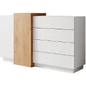 Meubella | Commode wit 160x45x88 cm ladekast