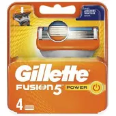 Gillette Fusion5 Power Scheermesjes 4 Stuks