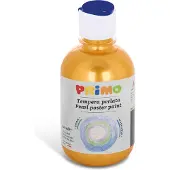 Primo kant-en-klare PEARLESCENT plakkaatverf, 300 ml flacon met doorstroomdop geel