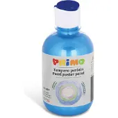 Primo kant-en-klare PEARLESCENT plakkaatverf, flacon 300 ml met doorstroomdop ultramarijn