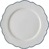 Laura Ashley Dinerbord Met Geschulpte Rand Wit D 24,5 H 1,9 Cm