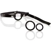 Calexotics Bound By Diamonds Open Ring - SM Gag - Zwart - Ø 40 mm