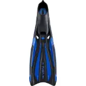 Tusa Solla - High-Performance full-foot duikvinnen met ForcElast-technologie en 20° angled blade design voor efficiënte voortstuwing - Zwart/Blauw - FF-23 - Maat S (38–39) - (24–24,5 cm)