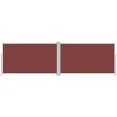 vidaXL Windscherm uittrekbaar 180x600 cm bruin