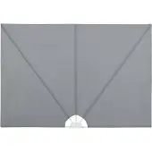 vidaXL Auvent latéral pliable de terrasse Gris 400 x 200 cm