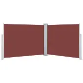 vidaXL Windscherm uittrekbaar 140x1000 cm bruin