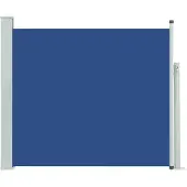 vidaXL Tuinscherm uittrekbaar 100x300 cm blauw