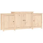 vidaXL Dressoir 164x37x68 cm massief grenenhout