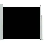 vidaXL Tuinscherm uittrekbaar 100x300 cm zwart