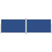 vidaXL Windscherm uittrekbaar 180x600 cm blauw