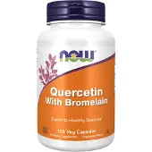 Now Quercetine met Bromelaïne (120 Capsules) - antioxidanten, quercetine - quercetine - quercetine