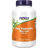 Now Saw Palmetto bessen 550 mg capsules (250 Capsules) - kruiden-en-planten, zaagpalm-extract - zaagpalm-extract