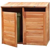 Tuindeco Containerberging dubbel, hardhout