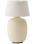 Audo Copenhagen Torso Lamp Draagbaar Ø11,7 Cm Zand - Draagbare lampen Keramiek Sand - 71116-001367