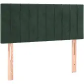vidaXL Hoofdbord 80x5x78/88 cm fluweel donkergroen