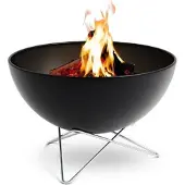 Höfats Vuurschaal Höfats Bowl 70 met Standaard Laag Zwart