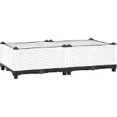 vidaXL Plantenbak verhoogd 80x40x23 cm polypropeen