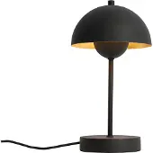 QAZQA Retro tafellamp zwart met goud - Magnax Mini