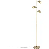 QAZQA Moderne vloerlamp brons 3-lichts - Jeana