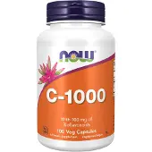 NOW,NOW Foods,NOW,NOW Foods Vitamine C-1000 with Bioflavonoids - 100 v-caps