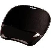 Fellowes Muismat met polssteun Crystals Gel Zwart