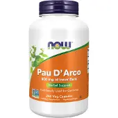 Now Pau D'Arco, 500mg, 100 vcaps