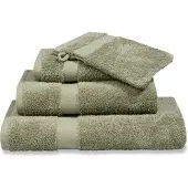 Vandyck Prestige Plain Smoke Green Handdoek 60x110