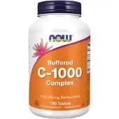 Now Vitamine C 1000 Complex gebufferd (180 Tabletten) - vitamines, vitamine-c - vitamine-c - vitamine-c