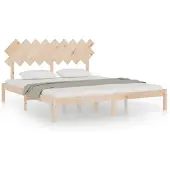 vidaXL Bedframe massief hout 180x200 cm