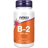 Now Vitamine B-2 100mg - 100 caps