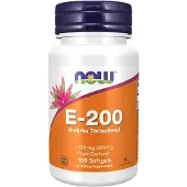 NOW,NOW Foods,NOW,NOW Foods Vitamine E 200IU D-Alpha Tocopheryl - 100 softgels