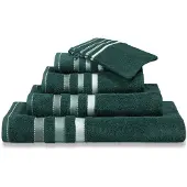 Vandyck Prestige Lines badlaken 90x180 Dark Green