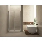 Wiesbaden Luke Dubbele pendeldeur in nis 1000x2000 6mm glas met NANO coating