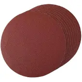 Silverline HBM 180 mm Klittenband Schuurschijven K120 verpakt per 10 Stuks
