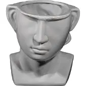 WOOOD Exclusive Ruben Pot Keramiek Grijs