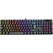 Krom Kasic, bekabeld, USB, mechanische schakelaar, QWERTY-indeling, RGB-LED-verlichting, zwart