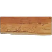 vidaXL Wandschap rechthoekig natuurlijke rand 50x20x3,8 cm acaciahout