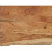 vidaXL Wandschap rechthoekig natuurlijke rand 50x40x2,5 cm acaciahout