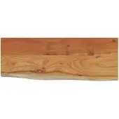 vidaXL Wandschap rechthoekig natuurlijke rand 80x30x2,5 cm acaciahout