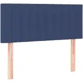 vidaXL Hoofdbord 90x5x78/88 cm stof blauw