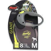 Flexi rollijn giant tape neon zwart/geel M 8 mtr
