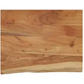 vidaXL Wandschap rechthoekig natuurlijke rand 40x30x3,8 cm acaciahout