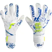 Reusch Sporthandschoenen 'Pure Contact Silver' donkerblauw / geel / wit