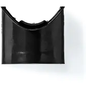 Nedis Kabelgoot hoek | | 12 mm kabel (PVC, Zwart)