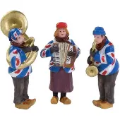 Dickensville Kerstdorpminiatuur Blauhuster Nr 3 Fries Blaaskapel 3-delig