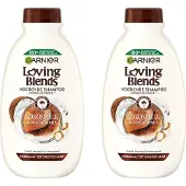 Garnier Shampoo - Loving Blends Kokosmelk & Macadamia - 2 x 300 ml