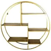 Ptmd Non-branded Wandrek Gordonville 26 X 92 cm Staal Goud