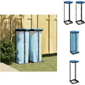 vidaXL Vuilniszakhouder - PP - 28x28x85cm - Lichtgewicht - Prullenbak
